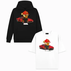 2 PACK - CAMISETA Y SUDADERA Febbari | NEGRO