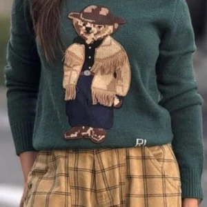 SUETER TEDDY BEAR VERDE