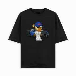 CAMISETA KIDS BBUGATTY | Negro