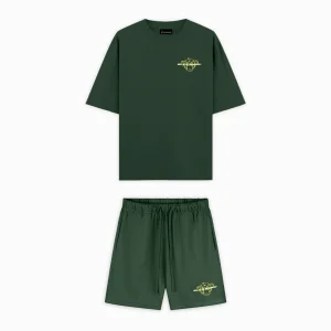 KIDS SKETCH TWINSET | Forrest Green