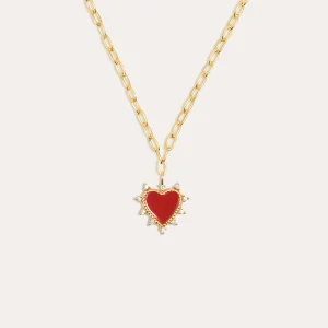 Collar Amour Baño Oro