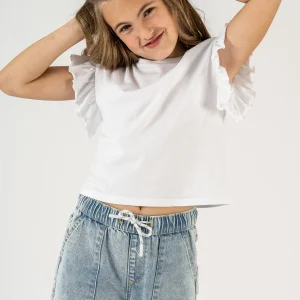 Camiseta de niña color blanco