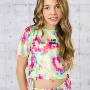 Camiseta de niña multicolor