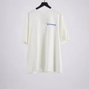 CAMISETA DE MUESTRA | Blanca/azul